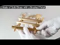 Hexagon Solid Brass Cabinet Pulls for Cabinet Drawer Dresser Chest And Wardrobe