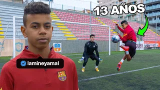 REACCIONANDO A MI VIDEO CON LAMINE YAMAL CUANDO TENÍA 13 AÑOS!