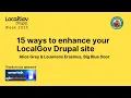 15 ways to improve your LocalGov Drupal website