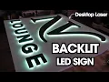 Making a Custom Backlit Wood Sign with xTool P2 LEDs and Router Tips Tricks