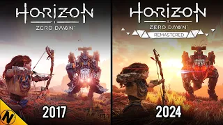 horizon zero dawn remastered vs original direct comparison