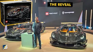 Inside Koenigsegg HQ: Real Sadair's Spear, LEGO Technic Set &amp; 1:1 LEGO Car