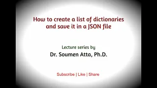 How to Create a List of Dictionaries in Python and Save It in a JSON File