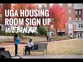 UGA housing room sign up 2026 webinar