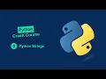 Python Crash Course Strings in Python - Beginner to Advanced Explained