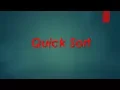 Quick Sort Bangla Tutorial
