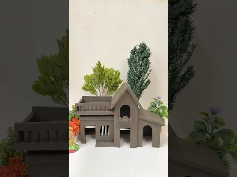 Beautiful mud house Design 🏠|| #clayhouse #mudhouse #craft