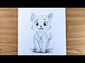 Download Lagu Cara Menggambar Kucing Langkah Demi Langkah 🙀 || Menggambar Kucing Mudah