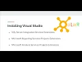 How to install MSBI SSAS SSIS SSRS projects extensions using Visual Studio
