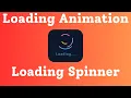 Loading Spinner Animation using HTML CSS Modern CSS Loading Spinner Animation Coding Hacks
