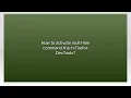 How to activate multi-line command line in Firefox DevTools