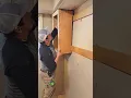 Hanging cabinets on a French cleat
