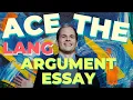 Ace the AP Lang Argument Essay Overview