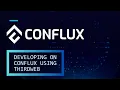 NFT Development Developing on Conflux using thirdweb