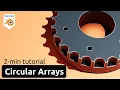 Circular Arrays in Blender Quick Tutorial