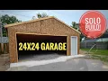 Garage Framing - How I do it Alone MY DIY