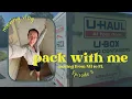 PACK WITH ME U-Haul U-Box Arrival and Loading Experience MOVING VLOG - EP 3