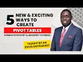 How to Create Pivot Tables with Only Formulas GROUPBY PIVOTBY