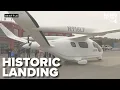 Electric plane makes historic landing at Boeing Field marking a new era in aviation