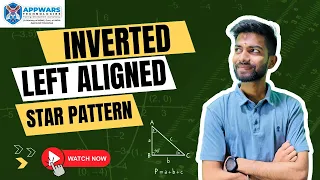 Inverted Left-Aligned Triangle Pattern Java Star Pattern Appwars Technologies