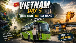 Vietnam Luxury Sleeper Bus 🇻🇳 | 12 Hours from Ninh Binh to Da Nang | Day 5