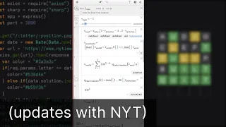 Wordle in a graphing calculator Desmos node js