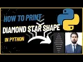 Diamond shape in Python
