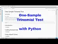 Python - One-Sample Trinomial Test