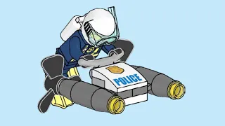 LEGO 952208 Instructions | City | Carl Confidential's Diving Scooter | Police | Magazine Gift