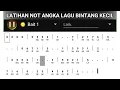 Lagu LATIHAN NOT ANGKA LAGU BINTANG KECIL