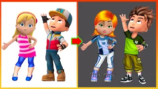 Ryder Paw Patrol & Katie Transform Into Ben 10 - Paw Patrol Rescue #glowup