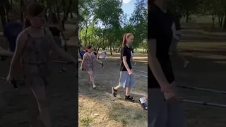 Діти і скандинавська ходьба Безкоштовний дитячий табір Кривий ріг Інгулець 