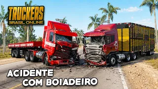 ACIDENTE COM CAMINHÃO BOIADEIRO NO COMBOIO - TRUCKERS BRASIL ONLINE