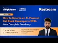 Full Stack Developer Roadmap 2026 How To Become An AI-Powered Full Stack Developer Simplilearn