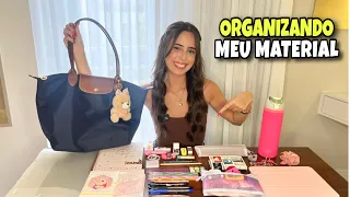 ORGANIZANDO MEU MATERIAL ESCOLAR PRA FACULDADE 2026