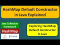 HashMap Default Constructor Java Collection Framework