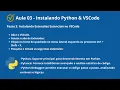 Curso Python Iniciantes - Instalando o Visual Studio Code Parte 02