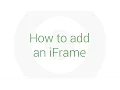 How to Embed a Page Using an iFrame