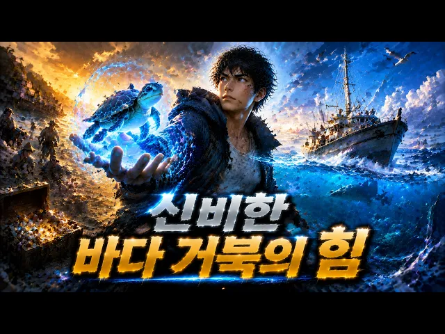 신비한 바다 거북, 숨겨진 고대의 힘으로 최강자로 각성하다