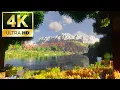 Minecraft Autumn Mountains Cozy 4K Live Wallpaper