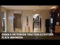 Plaza Indonesia - Sigma \u0026 Mitsubishi Traction Elevator (Lift)