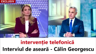 Interviul de aseară - Călin Georgescu la Anca Alexandrescu