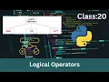Class 20 Logical Operators in python Nython vaiaa