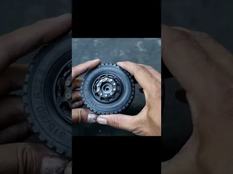 How I Made Full Carbon RC Truck Rims at Home! #114scale #experiment