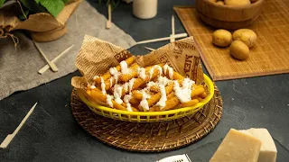 Crispy Japanese Potato Sticks | A Better Version Of Parmesan Garlic Fries You NEED To Try