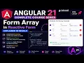 Form Array in reactive form in Angular 21 Forms in Angular Angular 21 tutorials in Hindi