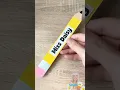 Easy DIY Pencil Name Tag Craft Anyone Can Do
