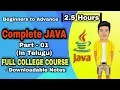 Java in telugu for beginners Introduction to Java in Telugu Core Java Tutorial in Telugu