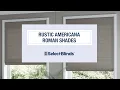 Rustic Americana Roman Shades from SelectBlinds com