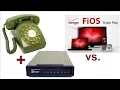 Using a rotary phone dial-up modem with Verizon FiOS